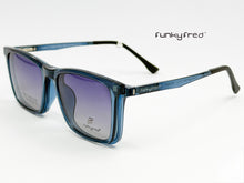 Cargar imagen en el visor de la galería, <div title='Genero CLIP-ON | Forma UNISEX RECTANGULAR | Color VERDE | | COMPLETOmmANCHOTOTAL | 145mmANCHODELENTE | 54mmALTURADELENTE | 41mmPUENTE | 18mmLONGITU' > FRED-2702 C3 </div>