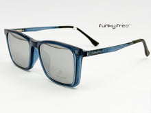 Cargar imagen en el visor de la galería, <div title='Genero CLIP-ON | Forma UNISEX RECTANGULAR | Color VERDE | | COMPLETOmmANCHOTOTAL | 145mmANCHODELENTE | 54mmALTURADELENTE | 41mmPUENTE | 18mmLONGITU' > FRED-2702 C3 </div>