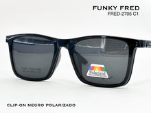 Cargar imagen en el visor de la galería, <div title='Genero CLIP-ON | Forma UNISEX RECTANGULAR | Color VERDE | | COMPLETOmmANCHOTOTAL | 143mmANCHODELENTE | 53mmALTURADELENTE | 41mmPUENTE | 19mmLONGITU' > FRED-2705 C1 </div>