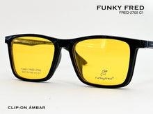 Cargar imagen en el visor de la galería, <div title='Genero CLIP-ON | Forma UNISEX RECTANGULAR | Color VERDE | | COMPLETOmmANCHOTOTAL | 143mmANCHODELENTE | 53mmALTURADELENTE | 41mmPUENTE | 19mmLONGITU' > FRED-2705 C1 </div>