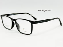 Cargar imagen en el visor de la galería, <div title='Genero CLIP-ON | Forma UNISEX RECTANGULAR | Color NEGRO | | COMPLETOmmANCHOTOTAL | 146mmANCHODELENTE | 56mmALTURADELENTE | 48mmPUENTE | 17mmLONGITU' > FRED-2706 C1 </div>