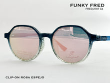 Cargar imagen en el visor de la galería, <div title='Genero CLIP-ON | Forma MUJER REDONDO | Color VERDE | | COMPLETOmmANCHOTOTAL | 132mmANCHODELENTE | 48mmALTURADELENTE | 44mmPUENTE | 19mmLONGITUDDEVA' > FRED-2707 C4 </div>