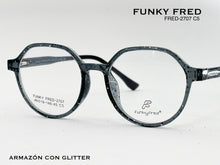 Cargar imagen en el visor de la galería, <div title='Genero CLIP-ON | Forma MUJER REDONDO | Color GRIS | | COMPLETOmmANCHOTOTAL | 132mmANCHODELENTE | 48mmALTURADELENTE | 44mmPUENTE | 19mmLONGITUDDEVAR' > FRED-2707 C5 </div>