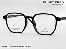 Cargar imagen en el visor de la galería, <div title='Genero CLIP-ON | Forma UNISEX CUADRADO | Color NEGRO | | COMPLETOmmANCHOTOTAL | 139mmANCHODELENTE | 50mmALTURADELENTE | 46mmPUENTE | 19mmLONGITUDDE' > FRED-2709 C1 </div>