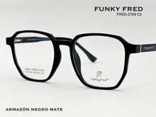 Cargar imagen en el visor de la galería, <div title='Genero CLIP-ON | Forma UNISEX CUADRADO | Color NEGRO | | COMPLETOmmANCHOTOTAL | 139mmANCHODELENTE | 50mmALTURADELENTE | 46mmPUENTE | 19mmLONGITUDDE' > FRED-2709 C2 </div>