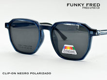 Cargar imagen en el visor de la galería, <div title='Genero CLIP-ON | Forma UNISEX CUADRADO | Color VERDE | | COMPLETOmmANCHOTOTAL | 139mmANCHODELENTE | 50mmALTURADELENTE | 46mmPUENTE | 19mmLONGITUDDE' > FRED-2709 C6 </div>