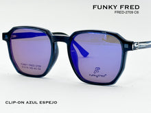 Cargar imagen en el visor de la galería, <div title='Genero CLIP-ON | Forma UNISEX CUADRADO | Color VERDE | | COMPLETOmmANCHOTOTAL | 139mmANCHODELENTE | 50mmALTURADELENTE | 46mmPUENTE | 19mmLONGITUDDE' > FRED-2709 C6 </div>
