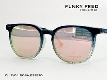 Cargar imagen en el visor de la galería, <div title='Genero CLIP-ON | Forma UNISEX CUADRADO | Color VERDE | | COMPLETOmmANCHOTOTAL | 140mmANCHODELENTE | 50mmALTURADELENTE | 44mmPUENTE | 20mmLONGITUDDE' > FRED-2711 C4 </div>