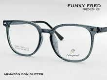 Cargar imagen en el visor de la galería, <div title='Genero CLIP-ON | Forma MUJER CUADRADO | Color GRIS | | COMPLETOmmANCHOTOTAL | 140mmANCHODELENTE | 50mmALTURADELENTE | 44mmPUENTE | 20mmLONGITUDDEVA' > FRED-2711 C5 </div>