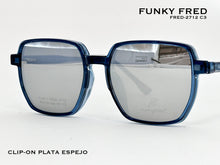Cargar imagen en el visor de la galería, <div title='Genero CLIP-ON | Forma UNISEX CUADRADO | Color VERDE | | COMPLETOmmANCHOTOTAL | 144mmANCHODELENTE | 53mmALTURADELENTE | 48mmPUENTE | 19mmLONGITUDDE' > FRED-2712 C3 </div>