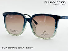 Cargar imagen en el visor de la galería, <div title='Genero CLIP-ON | Forma MUJER CUADRADO | Color VERDE | | COMPLETOmmANCHOTOTAL | 146mmANCHODELENTE | 56mmALTURADELENTE | 49mmPUENTE | 18mmLONGITUDDEV' > FRED-2713 C4 </div>