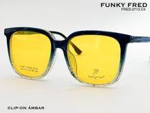 Cargar imagen en el visor de la galería, <div title='Genero CLIP-ON | Forma MUJER CUADRADO | Color VERDE | | COMPLETOmmANCHOTOTAL | 146mmANCHODELENTE | 56mmALTURADELENTE | 49mmPUENTE | 18mmLONGITUDDEV' > FRED-2713 C4 </div>