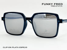 Cargar imagen en el visor de la galería, <div title='Genero CLIP-ON | Forma UNISEX CUADRADO | Color VERDE | | COMPLETOmmANCHOTOTAL | 140mmANCHODELENTE | 51mmALTURADELENTE | 46mmPUENTE | 19mmLONGITUDDE' > FRED-2714 C6 </div>