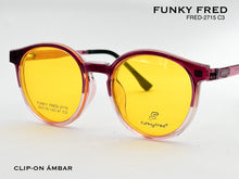 Cargar imagen en el visor de la galería, <div title='Genero CLIP-ON | Forma UNISEX REDONDO | Color ROSA | | COMPLETOmmANCHOTOTAL | 137mmANCHODELENTE | 49mmALTURADELENTE | 47mmPUENTE | 19mmLONGITUDDEVA' > FRED-2715 C3 </div>