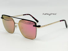 Cargar imagen en el visor de la galería, <div title='Genero MUJER | Forma CUADRADO RECDTANGULAR | Color ROSA | COMPLETO | 146mmANCHOTOTAL | 54mmANCHODELENTE | 46mmALTURADELENTE | 16mmPUENTE | 140mmLONG' > FRED-3016SP C4 </div>