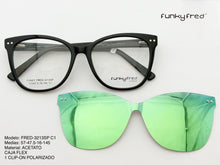 Cargar imagen en el visor de la galería, <div title='Genero MUJER | Forma GATO | Color NEGRO | COMPLETO | 142mmANCHOTOTAL | 53mmANCHODELENTE | 47mmALTURADELENTE | 16mmPUENTE | 145MMLONGITUDDEVARILLA |' > FRED-3213SP C1 </div>