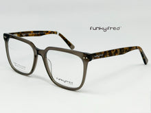 Cargar imagen en el visor de la galería, <div title='Genero UNISEX | Forma CUADRADO | Color CAFE | COMPLETO | 145mmANCHOTOTAL | 55mmANCHODELENTE | 45mmALTURADELENTE | 19mmPUENTE | 145MMLONGITUDDEVARIL' > FRED-3214SP C3 </div>