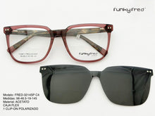 Cargar imagen en el visor de la galería, <div title='Genero UNISEX | Forma CUADRADO | Color ROSA | COMPLETO | 145mmANCHOTOTAL | 55mmANCHODELENTE | 45mmALTURADELENTE | 19mmPUENTE | 145MMLONGITUDDEVARIL' > FRED-3214SP C4 </div>