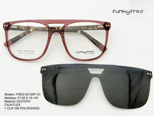 Cargar imagen en el visor de la galería, <div title='Genero UNISEX | Forma AVIADOR CUADRADO | Color ROSA | COMPLETO | 147mmANCHOTOTAL | 57mmANCHODELENTE | 49mmALTURADELENTE | 19mmPUENTE | 145MMLONGITUD' > FRED-3216SP C4 </div>