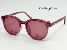 Cargar imagen en el visor de la galería, <div title='Genero UNISEX | Forma REDONDO | Color ROSA | COMPLETO | 135mmANCHOTOTAL | 50mmANCHODELENTE | 45mmALTURADELENTE | 20mmPUENTE | 145MM LONGIT' > FRED-3401SP C5 </div>