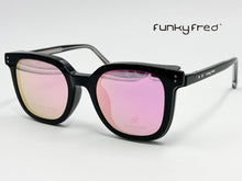 Cargar imagen en el visor de la galería, <div title='Genero UNISEX | Forma CUADRADO | Color NEGRO | COMPLETO | 150mmANCHOTOTAL | 50mmANCHODELENTE | 45mmALTURADELENTE | 24mmPUENTE | 146MM LONG' > FRED-3402SP C1 </div>