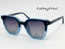 Cargar imagen en el visor de la galería, <div title='Genero UNISEX | Forma CUADRADO | Color AZUL | COMPLETO | 150mmANCHOTOTAL | 50mmANCHODELENTE | 45mmALTURADELENTE | 24mmPUENTE | 146MM LONGI' > FRED-3402SP C2 </div>