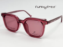 Cargar imagen en el visor de la galería, <div title='Genero UNISEX | Forma CUADRADO | Color ROSA | COMPLETO | 150mmANCHOTOTAL | 50mmANCHODELENTE | 45mmALTURADELENTE | 24mmPUENTE | 146MM LONGI' > FRED-3402SP C5 </div>