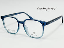 Cargar imagen en el visor de la galería, <div title='Genero UNISEX | Forma CUADRADO | Color AZUL | COMPLETO | 140mmANCHOTOTAL | 49mmANCHODELENTE | 45mmALTURADELENTE | 19mmPUENTE | 145MM LONGI' > FRED-3403SP C3 </div>