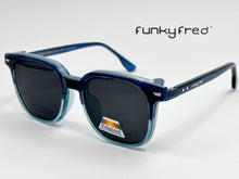 Cargar imagen en el visor de la galería, <div title='Genero UNISEX | Forma CUADRADO | Color AZUL | COMPLETO | 140mmANCHOTOTAL | 49mmANCHODELENTE | 45mmALTURADELENTE | 19mmPUENTE | 145MM LONGI' > FRED-3403SP C3 </div>