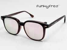 Cargar imagen en el visor de la galería, <div title='Genero UNISEX | Forma CUADRADO | Color CAFE | COMPLETO | 140mmANCHOTOTAL | 49mmANCHODELENTE | 45mmALTURADELENTE | 19mmPUENTE | 145MM LONGI' > FRED-3403SP C5 </div>