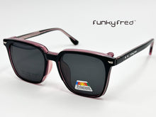 Cargar imagen en el visor de la galería, <div title='Genero UNISEX | Forma CUADRADO | Color NEGRO ROSA | COMPLETO | 140mmANCHOTOTAL | 51mmANCHODELENTE | 45mmALTURADELENTE | 19mmPUENTE | 145MM ' > FRED-3404SP C4 </div>