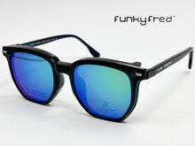 Cargar imagen en el visor de la galería, <div title='Genero UNISEX | Forma CUADRADO | Color AZUL | COMPLETO | 145mmANCHOTOTAL | 51mmANCHODELENTE | 45mmALTURADELENTE | 22mmPUENTE | 145MM LONGI' > FRED-3405SP C4 </div>