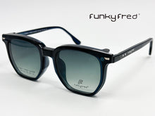 Cargar imagen en el visor de la galería, <div title='Genero UNISEX | Forma CUADRADO | Color GRIS | COMPLETO | 145mmANCHOTOTAL | 51mmANCHODELENTE | 45mmALTURADELENTE | 22mmPUENTE | 145MM LONGI' > FRED-3405SP C6 </div>