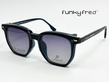 Cargar imagen en el visor de la galería, <div title='Genero UNISEX | Forma CUADRADO | Color GRIS | COMPLETO | 145mmANCHOTOTAL | 51mmANCHODELENTE | 45mmALTURADELENTE | 22mmPUENTE | 145MM LONGI' > FRED-3405SP C6 </div>