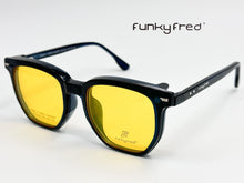 Cargar imagen en el visor de la galería, <div title='Genero UNISEX | Forma CUADRADO | Color AZUL | COMPLETO | 145mmANCHOTOTAL | 51mmANCHODELENTE | 45mmALTURADELENTE | 22mmPUENTE | 145MM LONGI' > FRED-3405SP C4 </div>