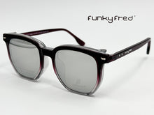 Cargar imagen en el visor de la galería, <div title='Genero UNISEX | Forma CUADRADO | Color VINO | COMPLETO | 145mmANCHOTOTAL | 51mmANCHODELENTE | 45mmALTURADELENTE | 22mmPUENTE | 145MM LONGI' > FRED-3405SP C5 </div>