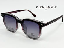 Cargar imagen en el visor de la galería, <div title='Genero UNISEX | Forma CUADRADO | Color VINO | COMPLETO | 145mmANCHOTOTAL | 51mmANCHODELENTE | 45mmALTURADELENTE | 22mmPUENTE | 145MM LONGI' > FRED-3405SP C5 </div>