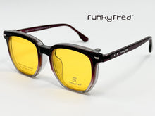 Cargar imagen en el visor de la galería, <div title='Genero UNISEX | Forma CUADRADO | Color GRIS | COMPLETO | 140mmANCHOTOTAL | 48mmANCHODELENTE | 42mmALTURADELENTE | 23mmPUENTE | 146MM LONGI' > FRED-3406SP C2 </div>