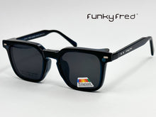 Cargar imagen en el visor de la galería, <div title='Genero UNISEX | Forma CUADRADO | Color AZUL | COMPLETO | 140mmANCHOTOTAL | 48mmANCHODELENTE | 42mmALTURADELENTE | 23mmPUENTE | 146MM LONGI' > FRED-3406SP C4 </div>