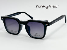 Cargar imagen en el visor de la galería, <div title='Genero UNISEX | Forma CUADRADO | Color AZUL | COMPLETO | 140mmANCHOTOTAL | 48mmANCHODELENTE | 42mmALTURADELENTE | 23mmPUENTE | 146MM LONGI' > FRED-3406SP C4 </div>