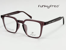 Cargar imagen en el visor de la galería, <div title='Genero UNISEX | Forma CUADRADO | Color CAFE | COMPLETO | 140mmANCHOTOTAL | 48mmANCHODELENTE | 42mmALTURADELENTE | 23mmPUENTE | 146MM LONGI' > FRED-3406SP C6 </div>