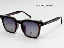 Cargar imagen en el visor de la galería, <div title='Genero UNISEX | Forma CUADRADO | Color CAFE | COMPLETO | 140mmANCHOTOTAL | 48mmANCHODELENTE | 42mmALTURADELENTE | 23mmPUENTE | 146MM LONGI' > FRED-3406SP C6 </div>