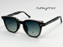 Cargar imagen en el visor de la galería, <div title='Genero UNISEX | Forma CUADRADO | Color GRIS | COMPLETO | 137mmANCHOTOTAL | 46mmANCHODELENTE | 42mmALTURADELENTE | 24mmPUENTE | 146MM LONGI' > FRED-3407SP C2 </div>