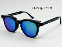 Cargar imagen en el visor de la galería, <div title='Genero UNISEX | Forma CUADRADO REDONDO | Color AZUL | COMPLETO | 137mmANCHOTOTAL | 46mmANCHODELENTE | 42mmALTURADELENTE | 24mmPUENTE | 146M' > FRED-3407SP C4 </div>