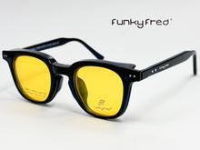 Cargar imagen en el visor de la galería, <div title='Genero UNISEX | Forma CUADRADO REDONDO | Color AZUL | COMPLETO | 137mmANCHOTOTAL | 46mmANCHODELENTE | 42mmALTURADELENTE | 24mmPUENTE | 146M' > FRED-3407SP C4 </div>