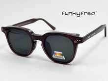 Cargar imagen en el visor de la galería, <div title='Genero UNISEX | Forma CUADRADO | Color CAFE | COMPLETO | 137mmANCHOTOTAL | 46mmANCHODELENTE | 42mmALTURADELENTE | 24mmPUENTE | 146MM LONGI' > FRED-3407SP C6 </div>