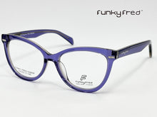 Cargar imagen en el visor de la galería, <div title='Genero MUJER | Forma GATO | Color MORADO | COMPLETO | 140mmANCHOTOTAL | 51mmANCHODELENTE | 42mmALTURADELENTE | 17mmPUENTE | 145MMLONGITUDDEVARILLA ' > FRED-3308SP C2 </div>