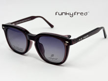 Cargar imagen en el visor de la galería, <div title='Genero UNISEX | Forma CUADRADO REDONDO | Color GRIS NEGRO | COMPLETO | 145mmANCHOTOTAL | 52mmANCHODELENTE | 45mmALTURADELENTE | 22mmPUENTE |' > FRED-3408SP C3 </div>