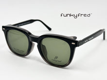 Cargar imagen en el visor de la galería, <div title='Genero UNISEX | Forma CUADRADO REDONDO | Color GRIS NEGRO | COMPLETO | 145mmANCHOTOTAL | 52mmANCHODELENTE | 45mmALTURADELENTE | 22mmPUENTE |' > FRED-3408SP C3 </div>