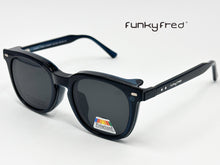 Cargar imagen en el visor de la galería, <div title='Genero UNISEX | Forma CUADRADO REDONDO | Color AZUL | COMPLETO | 145mmANCHOTOTAL | 52mmANCHODELENTE | 45mmALTURADELENTE | 22mmPUENTE | 146M' > FRED-3408SP C4 </div>